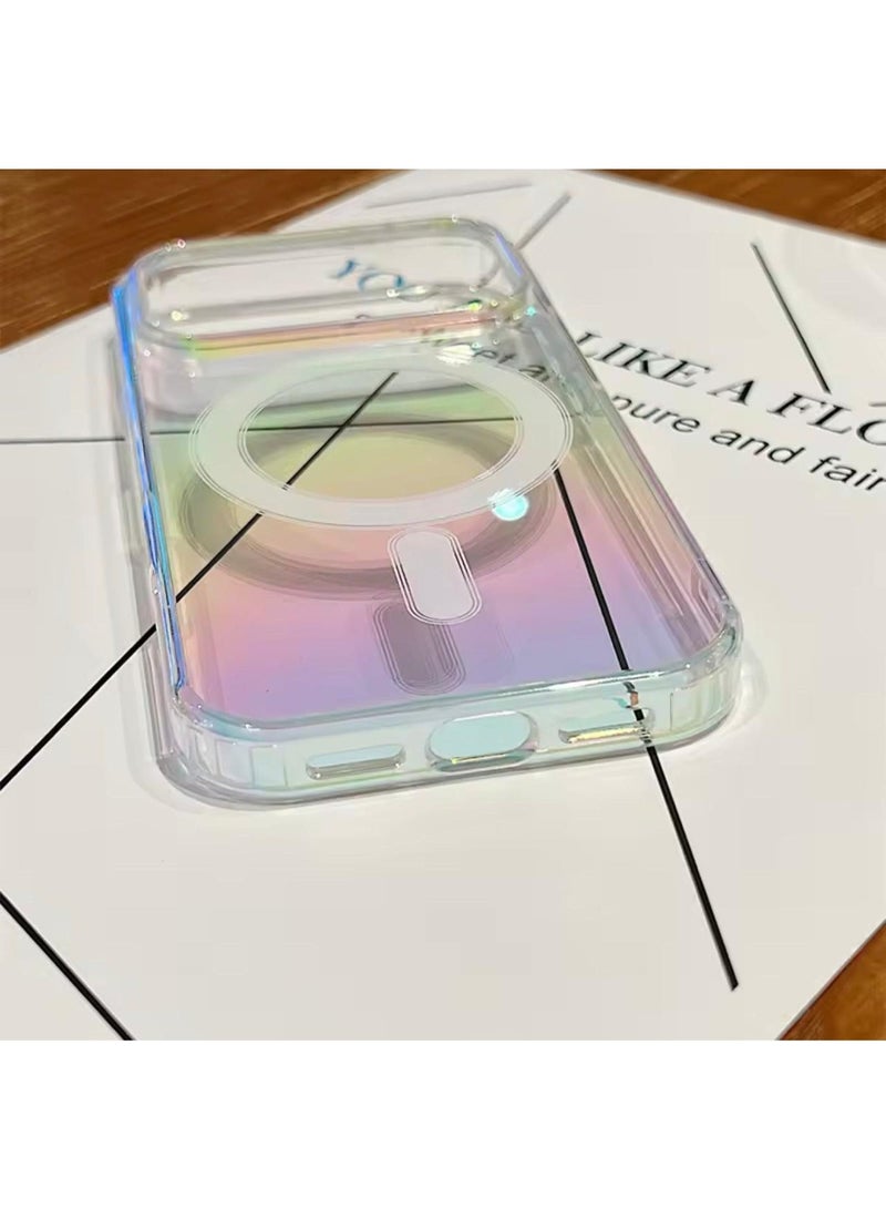 BALSAM iPhone 17 Pro Max Rainbow Gradient Laser Magnetic MagSafe Case - Image 2